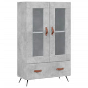 Buffet credenza cassettiera mobiletto mobile contenitore organizer cucina soggiorno salotto alto 69,5 x 31 x 115 cm legno ingegnerizzato grigio 02_0034462
