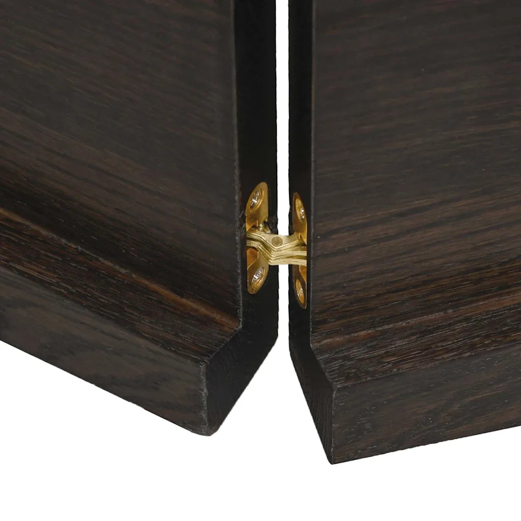 Piano Bagno Marrone Scuro 120x60x(2-4)cm Legno Trattato CFW6120562