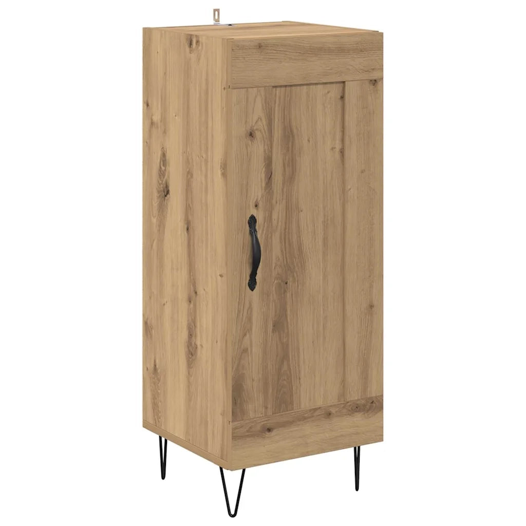Credenza Rovere artigianale 34,5 x 34 x 90 cm Legno multistrato
