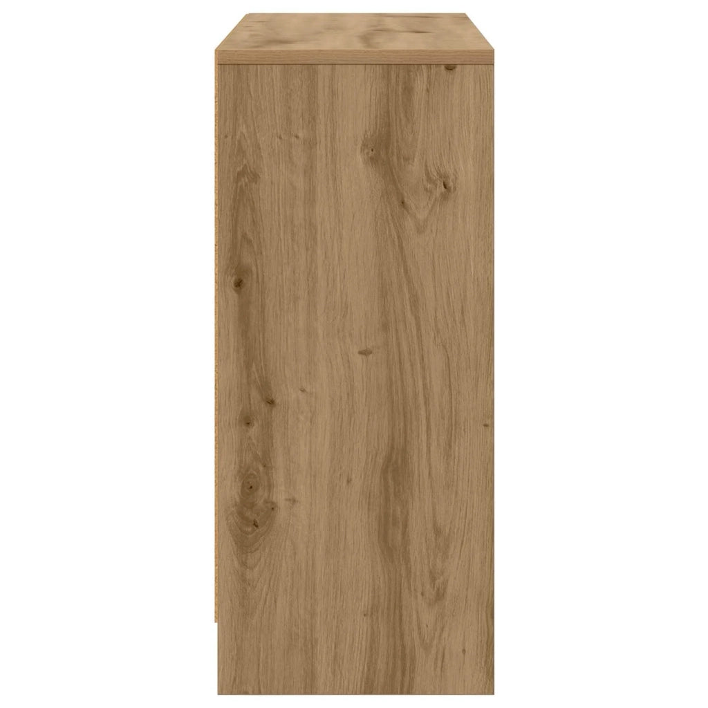 Credenza con cassetto Rovere artigianale 88,5 x 27,5 x 63,5 cm