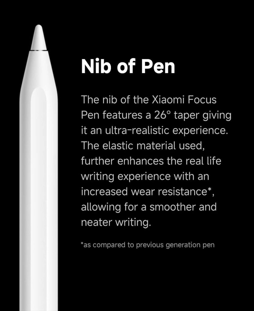 Focus Pen per Xiaomi Pad 7, sensibilità alla pressione, latenza ultra bassa, forza di attivazione 0 g