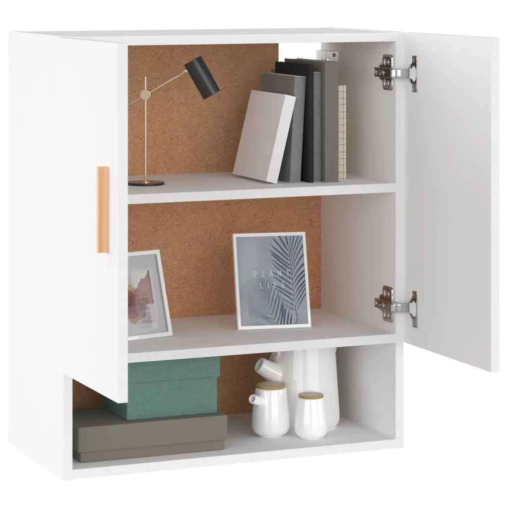 Armadietto a Muro Bianco 60x31x70 cm in Legno Multistrato 812870