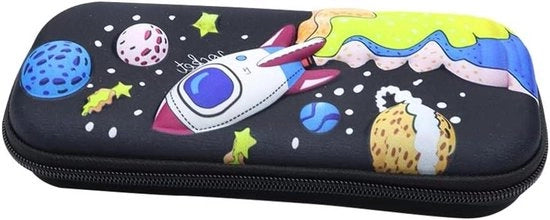 Etui per matite e penne - Ideale regalo per bambini - Contenitore 3D ampio per attrezzatura scolastica