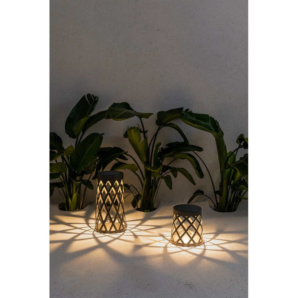Faro Barcelona - Paletto da esterno Shadow Led integrato 11W - Lampada da terra per giardini e vialetti, 516lm, 3000K - 25 cm
