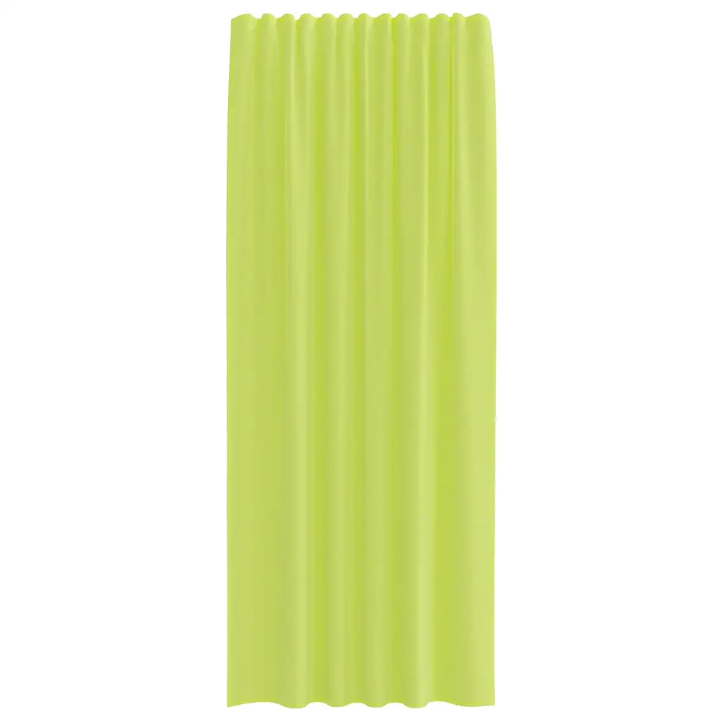 Tende in Voile con Tasche per Aste 2 pz Verde Mela