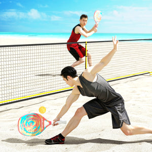 Racchetta Padel in Fibra di Carbonio con Impugnatura Antiscivolo e Borsa di Trasporto