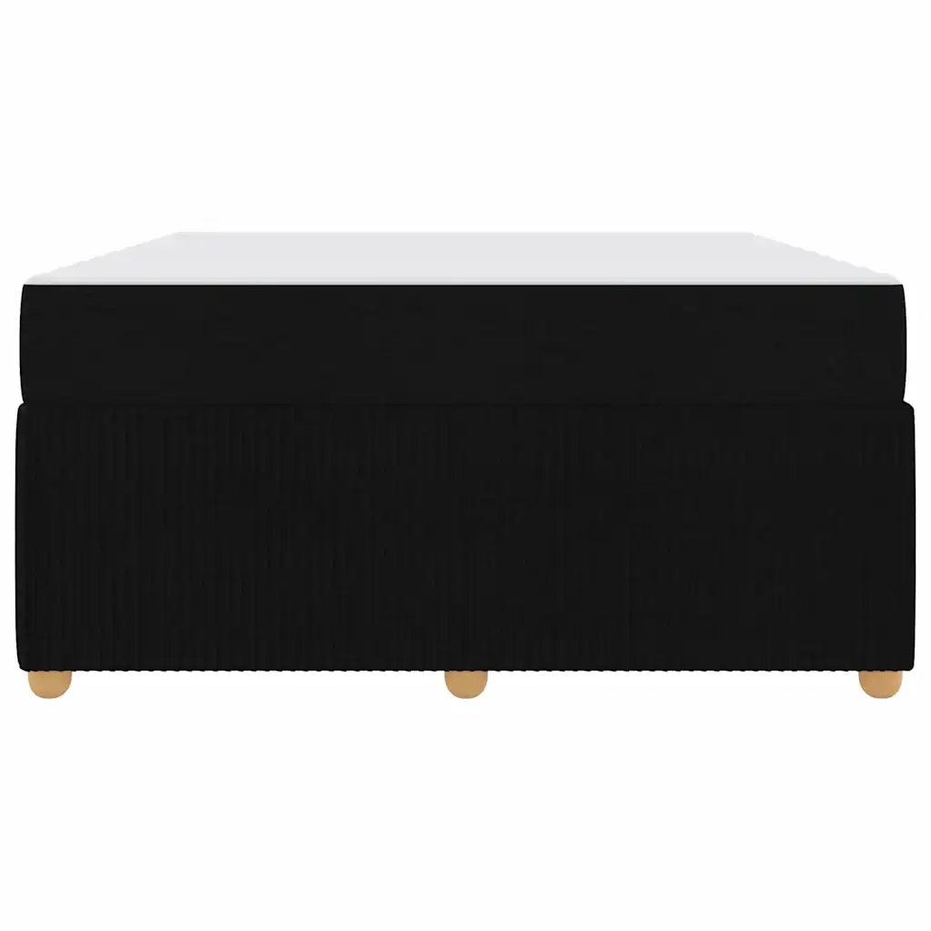 Struttura del letto con materasso Nero 140 x 200 cm Tessuto 3398394
