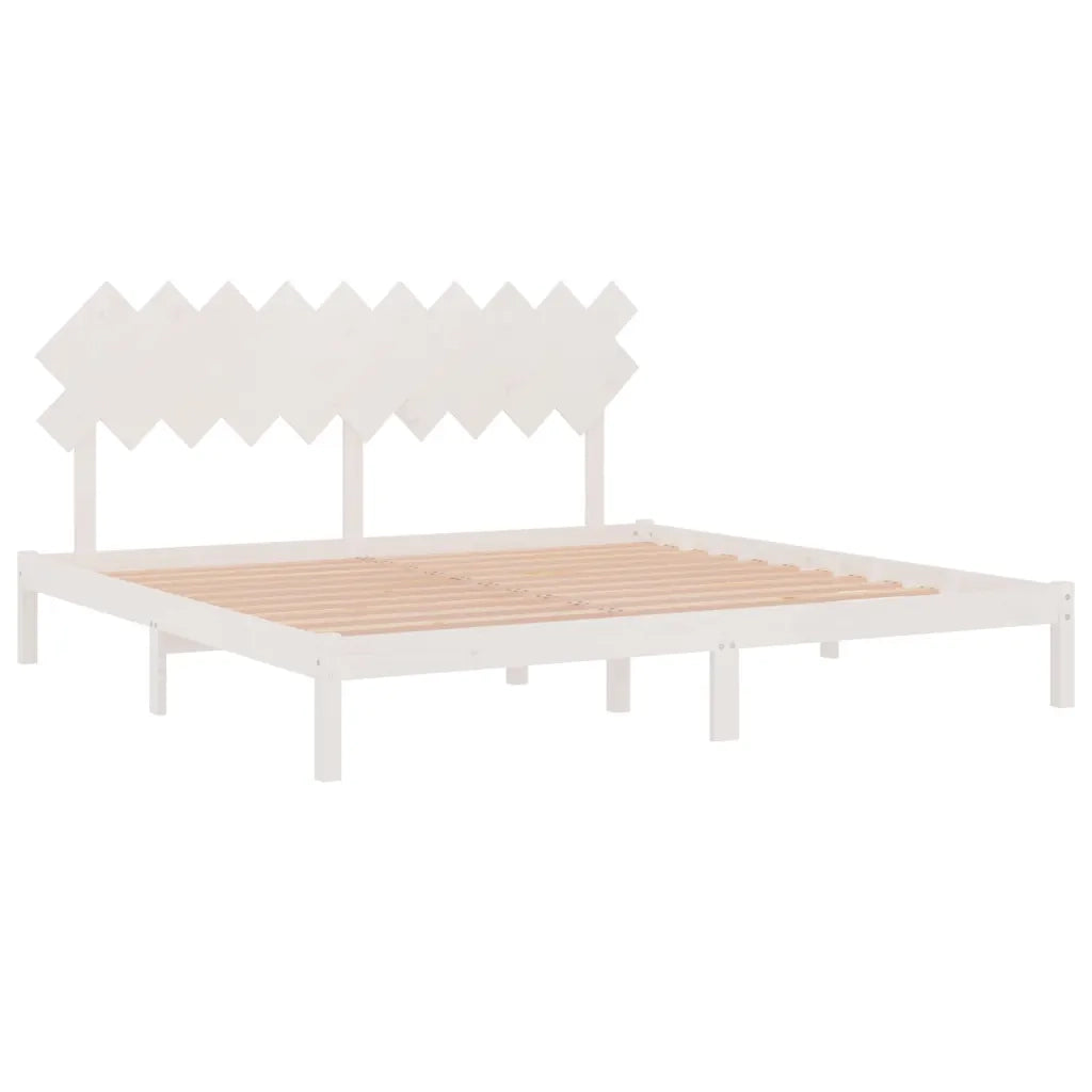 Giroletto Bianco 200x200 cm in Legno Massello
