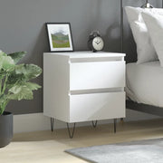 Comodino Bianco 40x35x50 cm in Legno Multistratocod mxl 127783