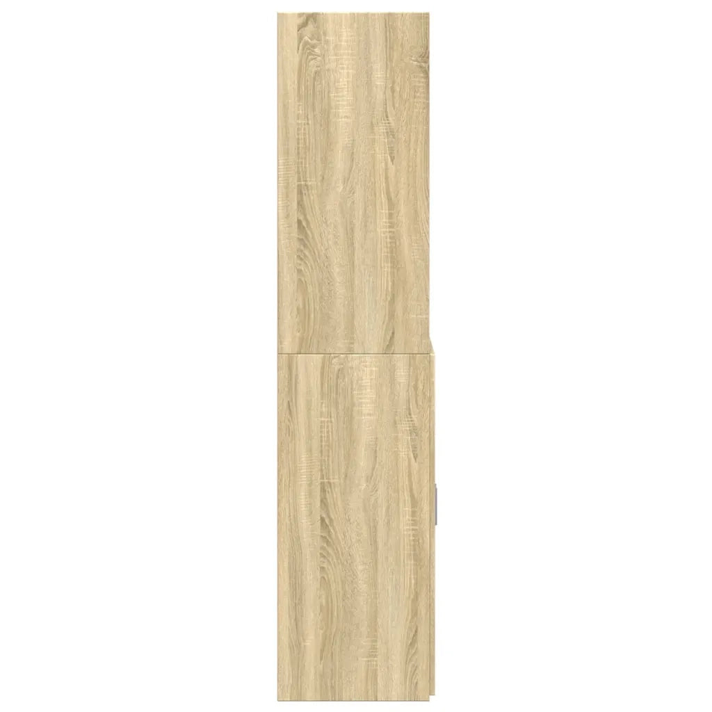 Credenza Rovere Sonoma 80x42,5x185 cm in Legno Multistrato 3281380