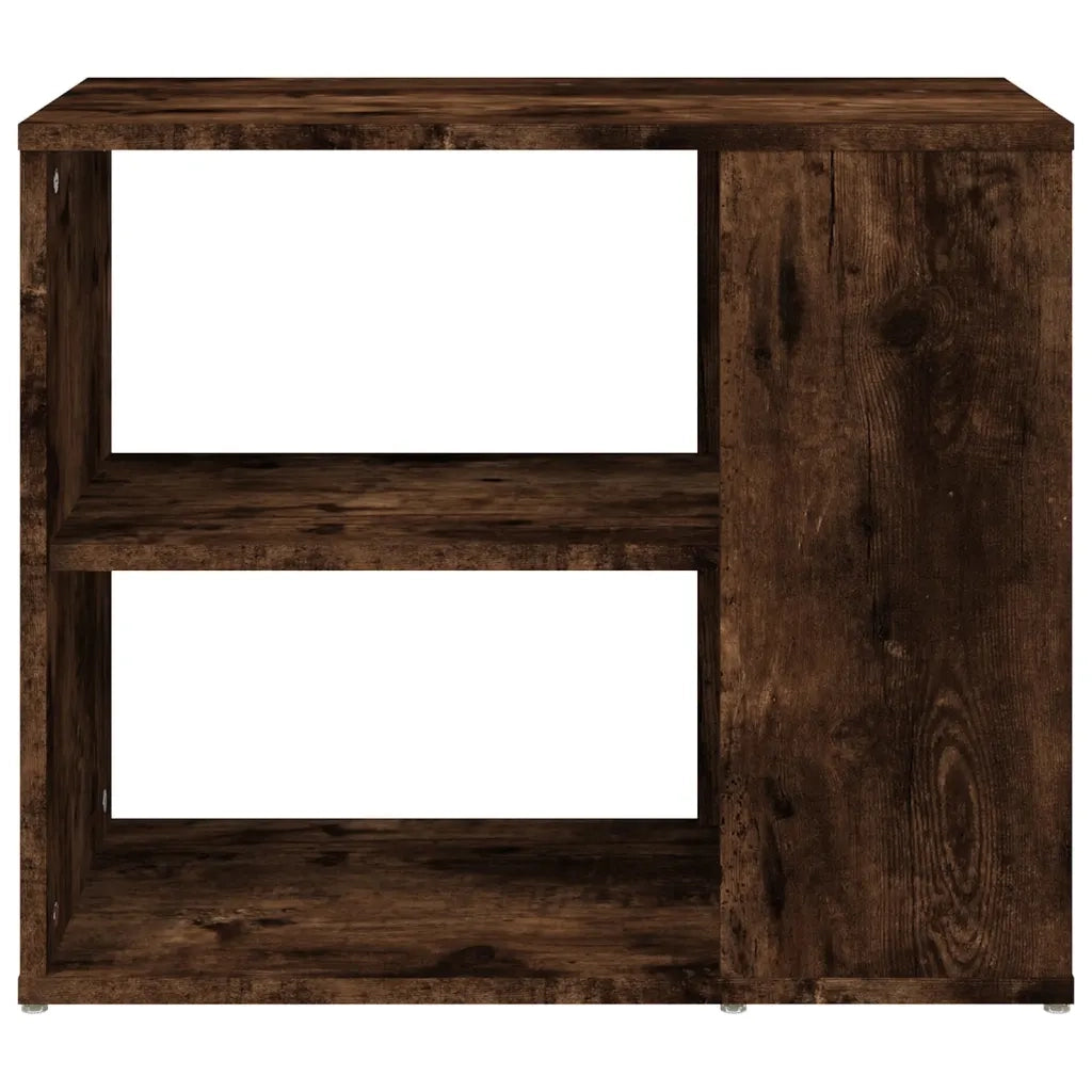 Mobiletto Laterale Rovere Fumo 60x30x50 cm in Legno Multistrato 815813