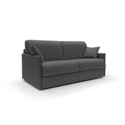 Evans Divano letto matrimoniale in tessuto impermeabile T13 189 cm (mat. 160x197) antracite