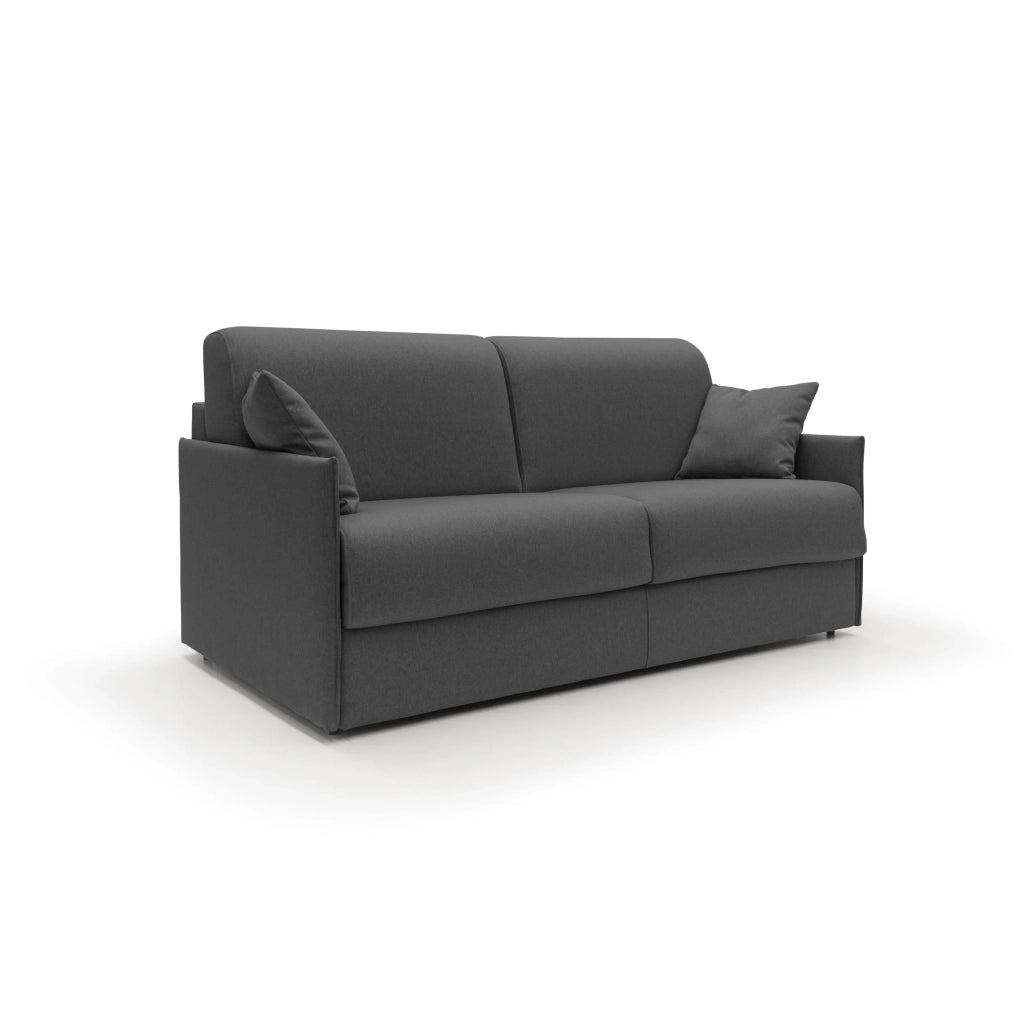 Evans Divano letto matrimoniale in tessuto impermeabile T13 189 cm (mat. 160x197) antracite