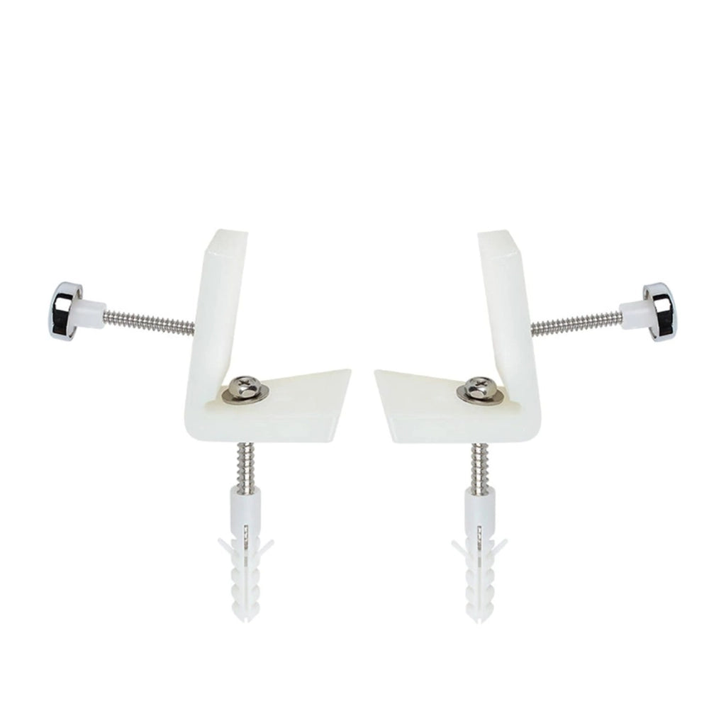 Kit completo di viti e staffe di fissaggio per sanitari a pavimento standard *** confezione 1