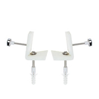 Kit completo di viti e staffe di fissaggio per sanitari a pavimento standard *** confezione 1