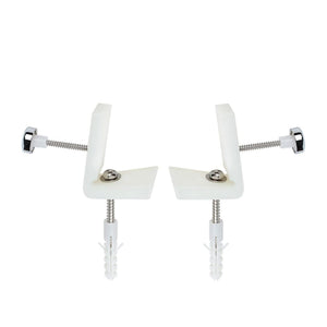 Kit completo di viti e staffe di fissaggio per sanitari a pavimento standard *** confezione 1