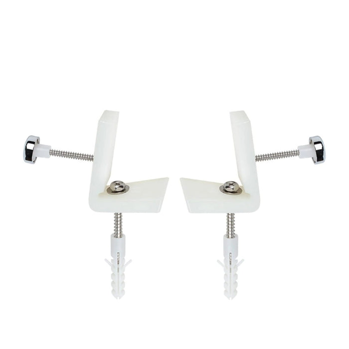 Kit completo di viti e staffe di fissaggio per sanitari a pavimento standard *** confezione 1