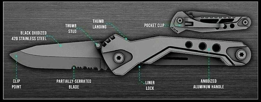 COLTELLO DA ESTERNO LEGGERO E ROBUSTO TRUEBLADE