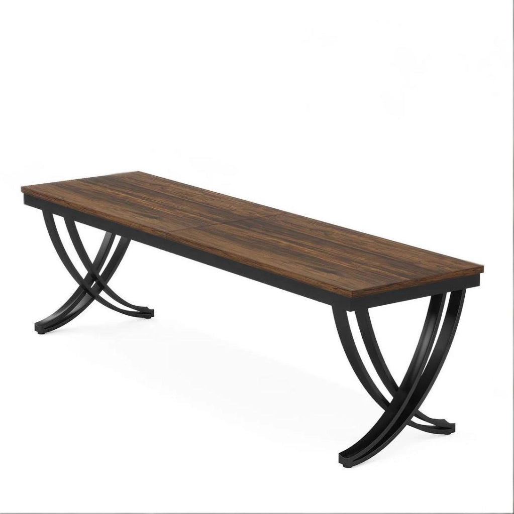 Scrivania doppia 200 x 70 cm con struttura a X