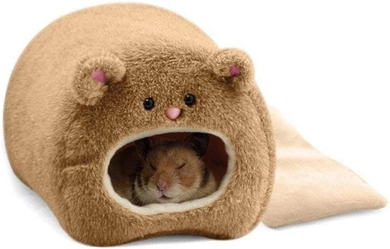 Casetta per Hamster, Lettino, Nido di Gioco, Adatto per Piccoli Animali come Topi, Orsetti e Hamsters