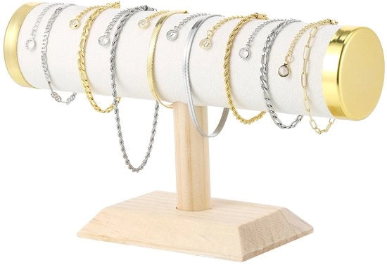 Supporto per Collane in Telaio Alta Qualità - Decorativo - 23 x 13,5 x 5 cm - Stabile e Duraturo
