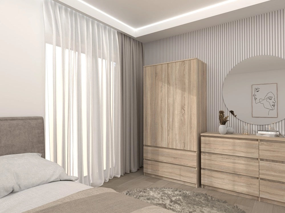 Armadio MALWA SS-90 rovere sonoma guardaroba