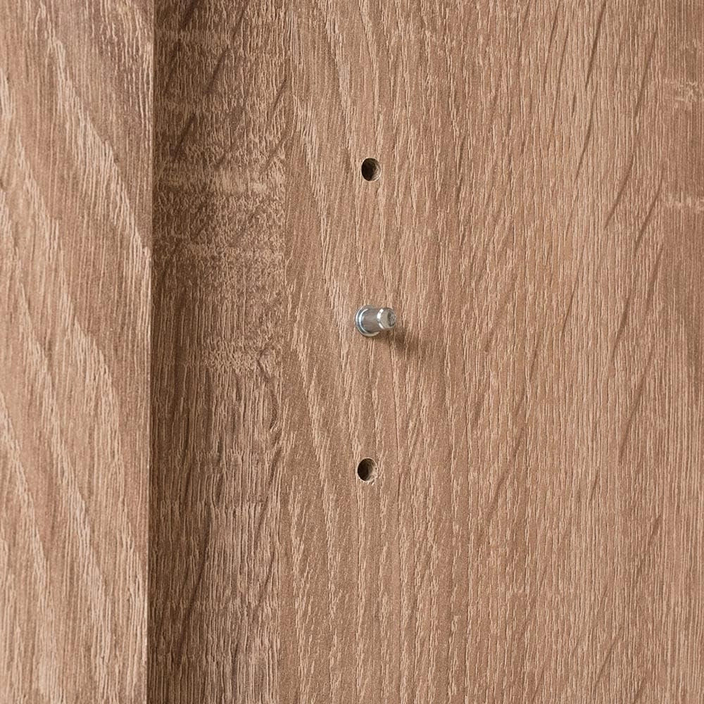 ® Cassettiera Alba 2 Ante con Ripiani 71x74x35cm Comò Armadietto Ufficio Mobiletto Rovere