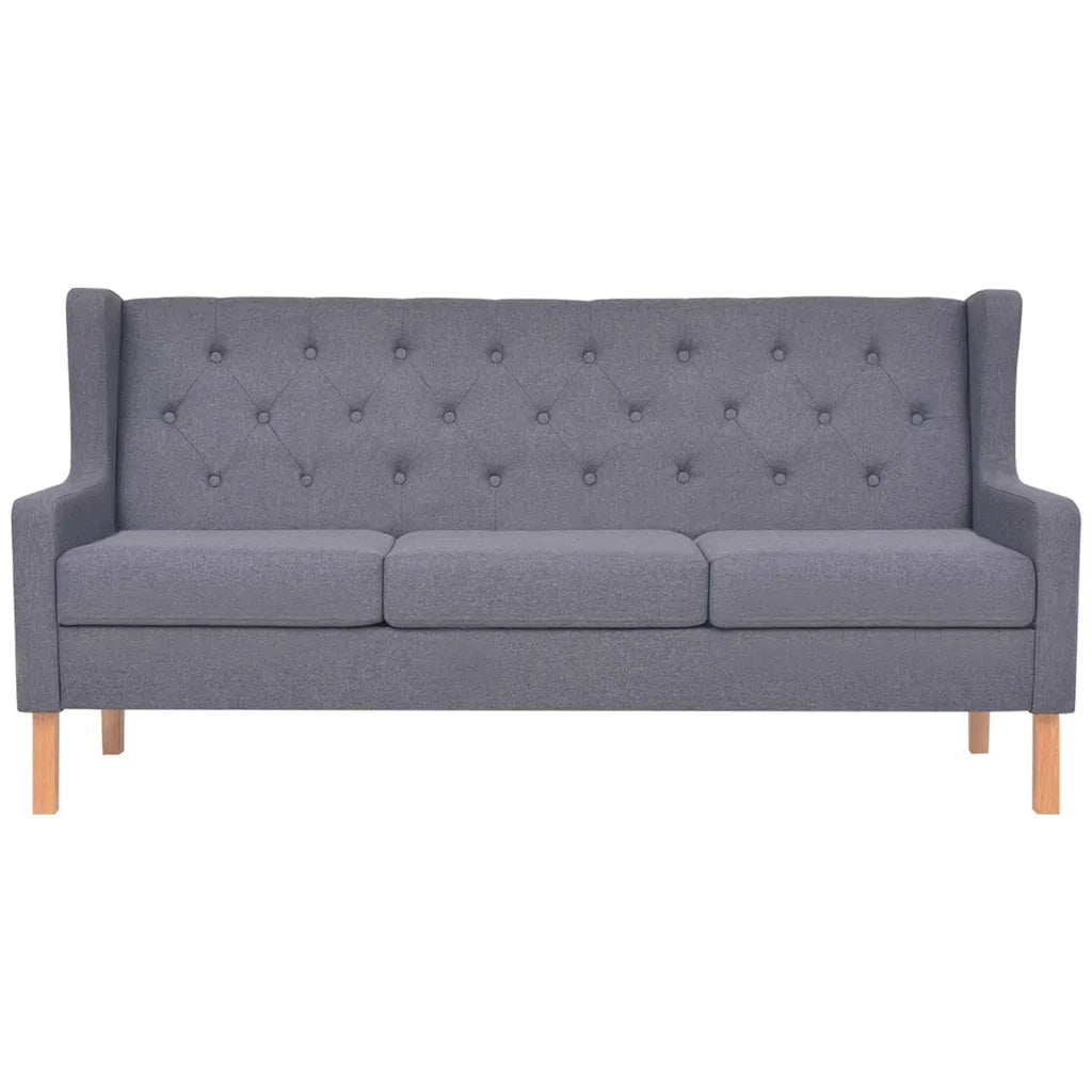 Set di Divani 2 pz in Tessuto Grigio  cod mxl 11700