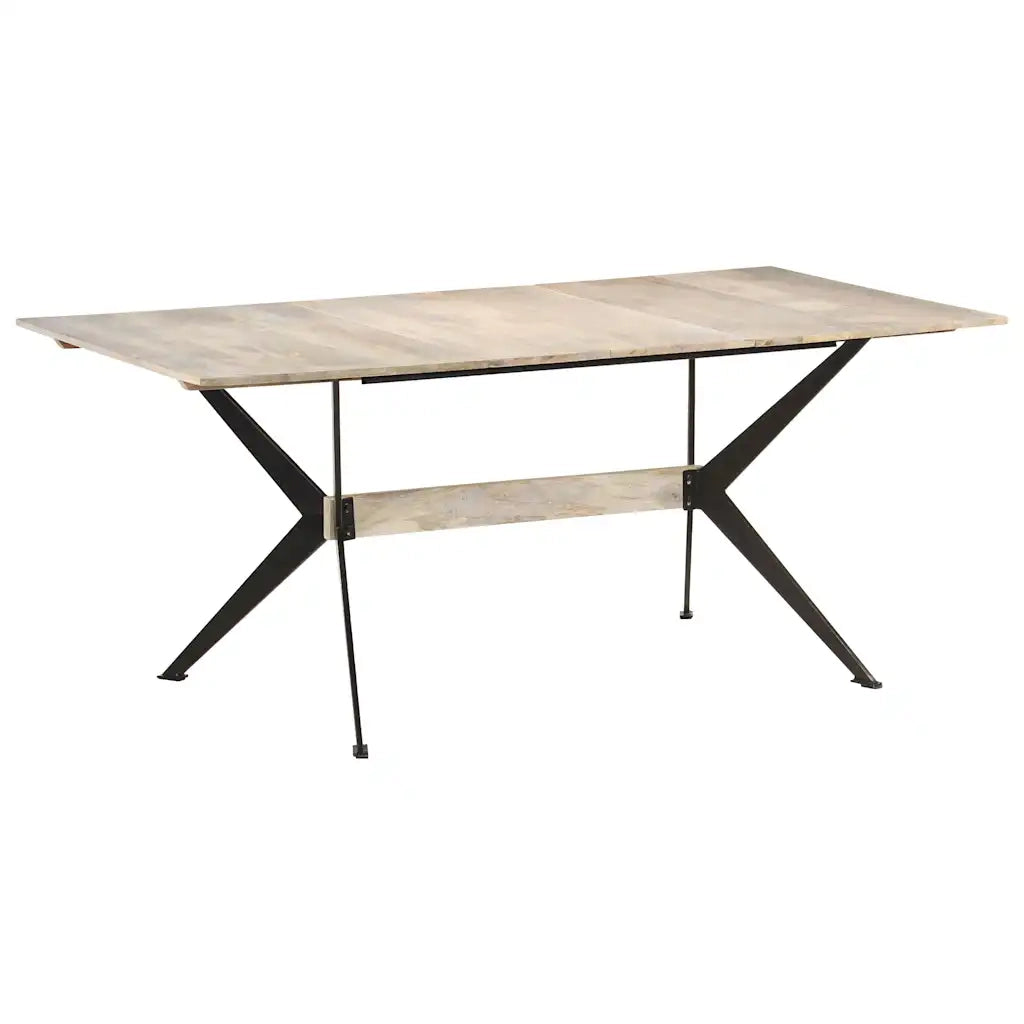 Tavolo da Pranzo 180x90x76 cm in Legno Massello di Mango  cod mxl 27236