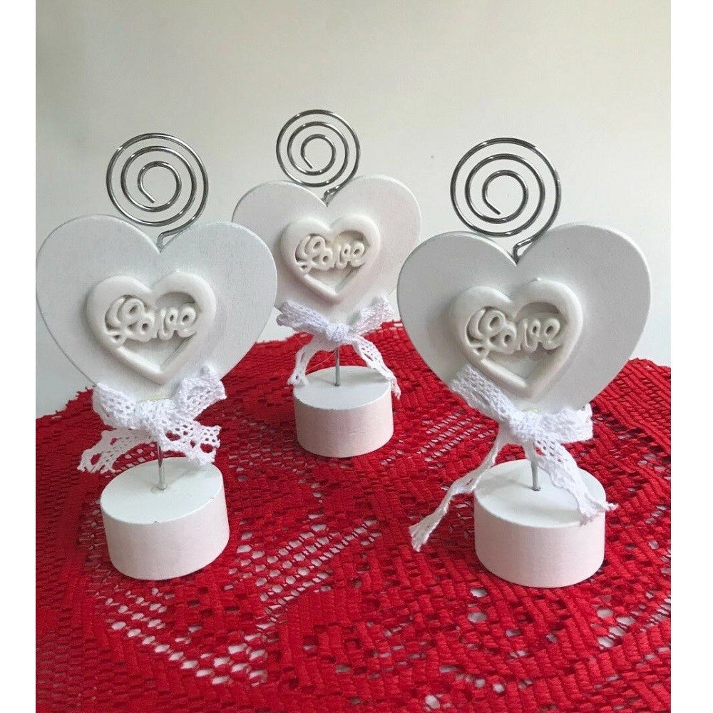 Trade Shop - Porta Foto Cuore A Spirale Fotografie Decorazioni Casa Portafoto Per Deco -
