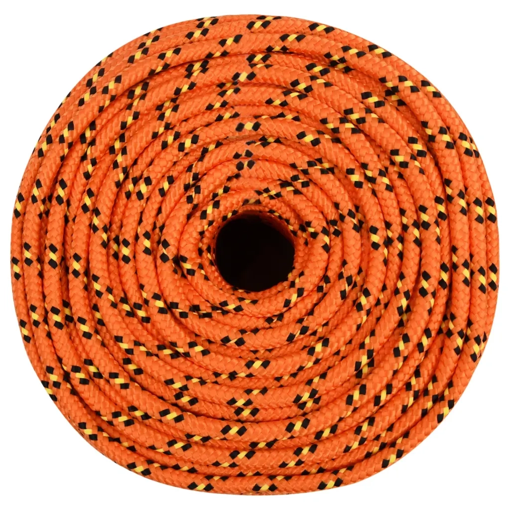 Corda Nautica Arancione 10 mm 250 m in Polipropilene