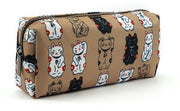 Borsa di Makeup con grande capacità - Donna - Pelle sintetica duratura - Chiusura a cerniera - Tasche per trucco - 20,3 x 8,9 x 5,1 cm - Etui