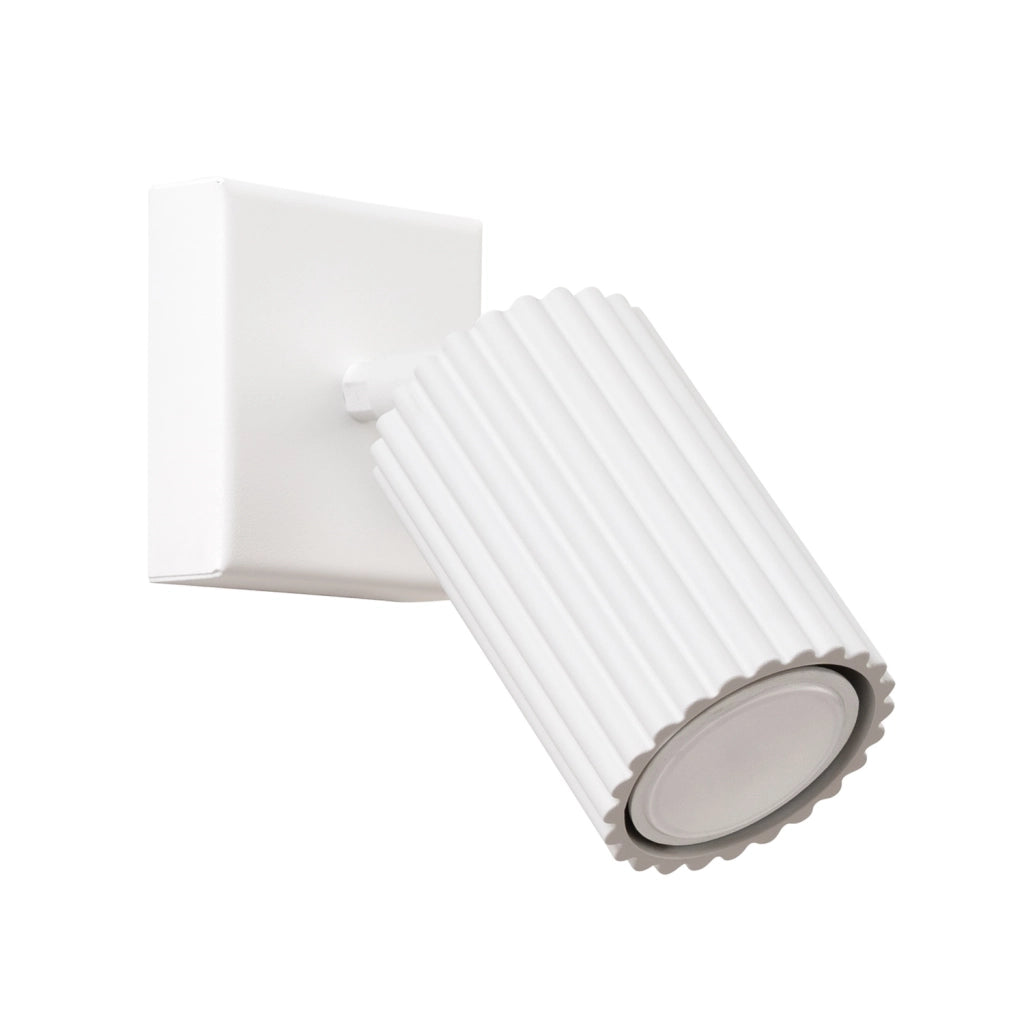Applique moderna bianca orientabile GU10 GRAVIO Pure Lume