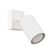 Applique moderna bianca orientabile GU10 GRAVIO Pure Lume