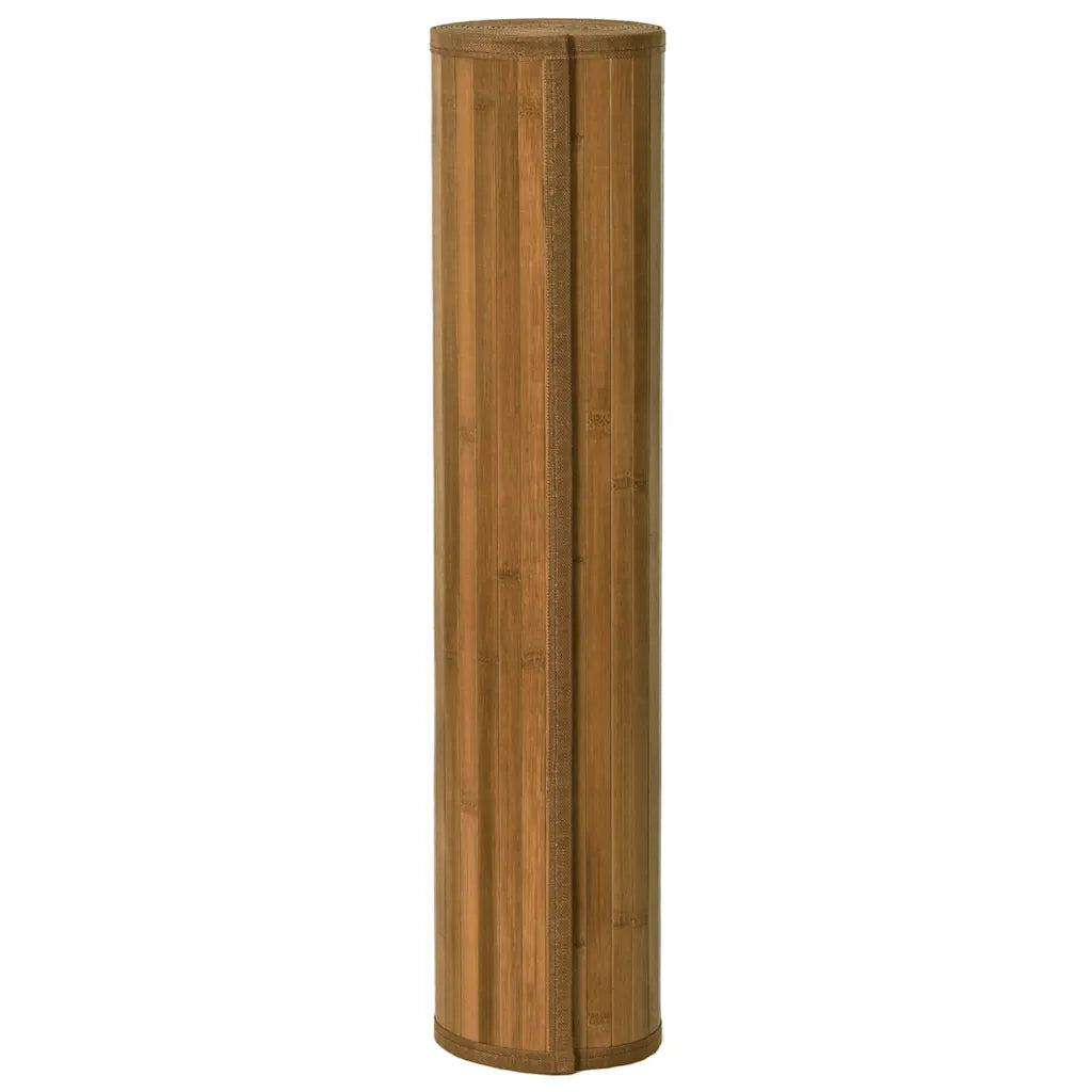 Tappeto Rettangolare Marrone 60x1000 cm in BambÃ¹