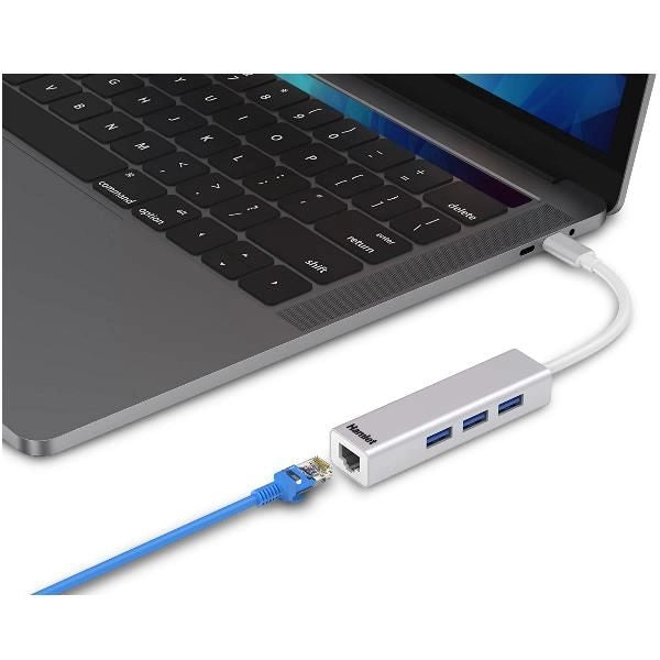 Hub 3 usb 3.1 type c + lan rj45 - XHUB331TCL