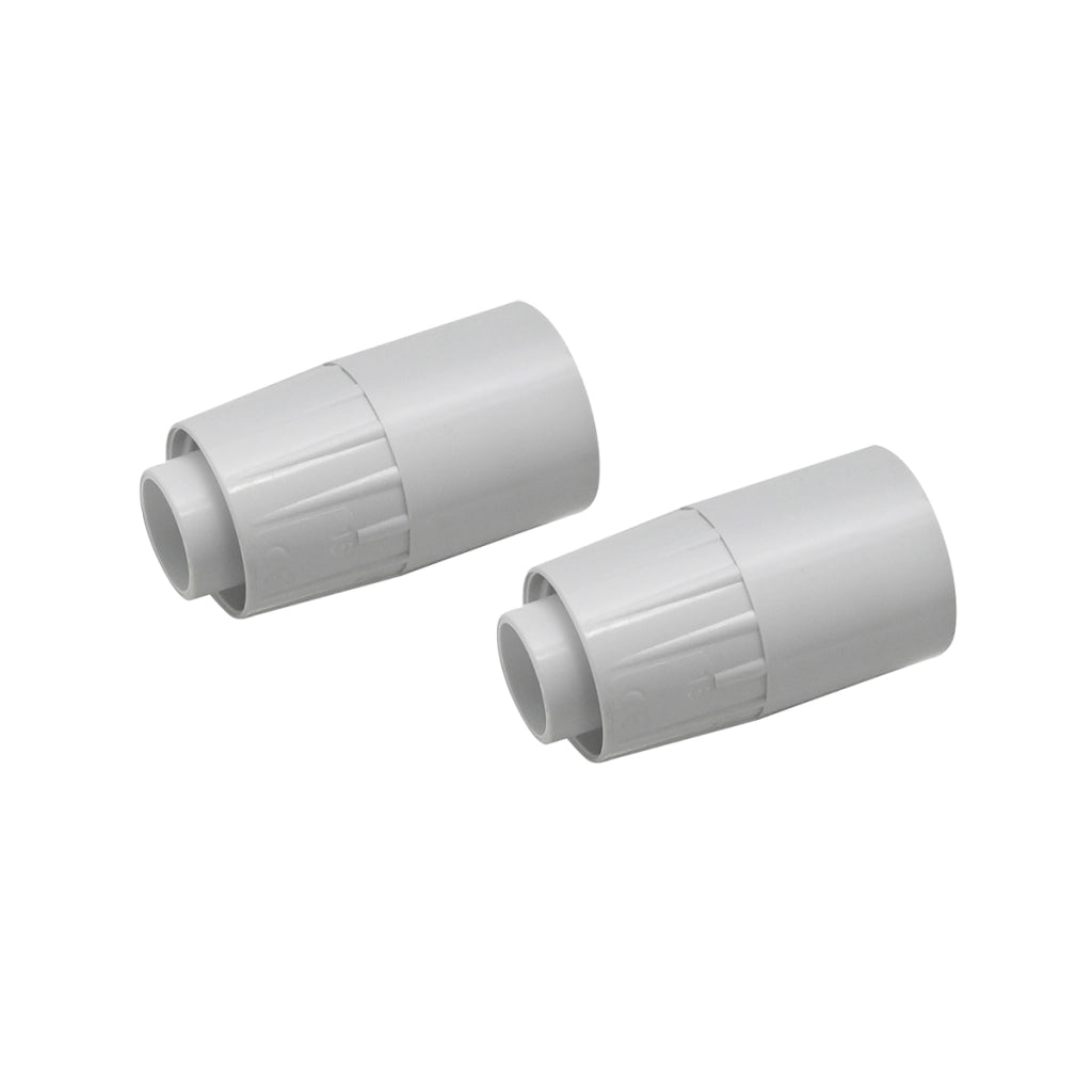 2 PZ RACCORDO TUBO-GUAINA IP65- D. 25- ESCLU- pezzi 1