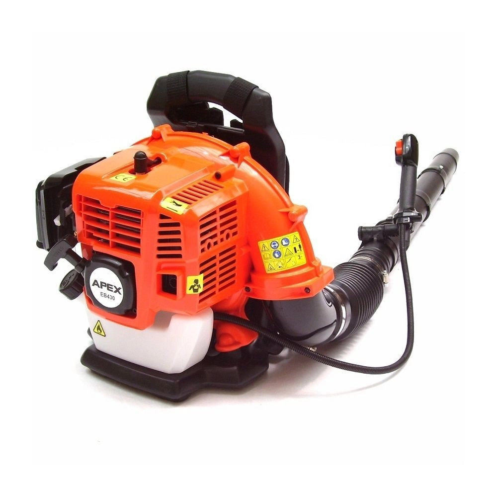 Trade Shop - Soffiatore A Zaino Con Motore A A Scoppio Da 42,7cc - 2 Tempi Foglie Giardino -