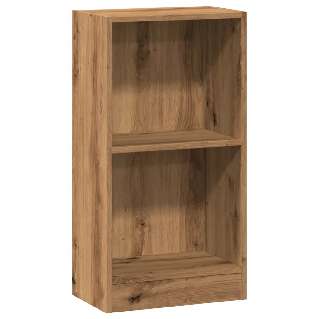 Libreria-Scaffale per Libri-Mobile di Stoccaggio Rovere Artigianale 40x24x76 cm in Truciolato