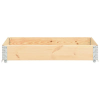 Collare per Pallet 80x120 cm in Legno Massello di Pino cod mxl 72582