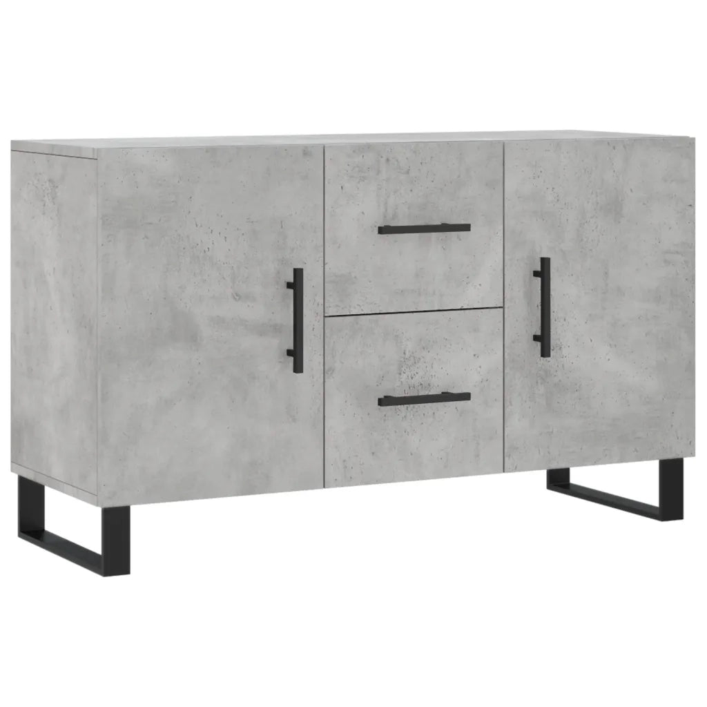 Credenza Grigio Cemento 100x36x60 cm in Legno Multistratocod mxl 103937