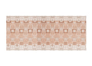 Tappeto Passatoia Tessuto Jacquard Linea Emozioni Dis Floreale Frizzy Rosato - 57x115 - Rosato