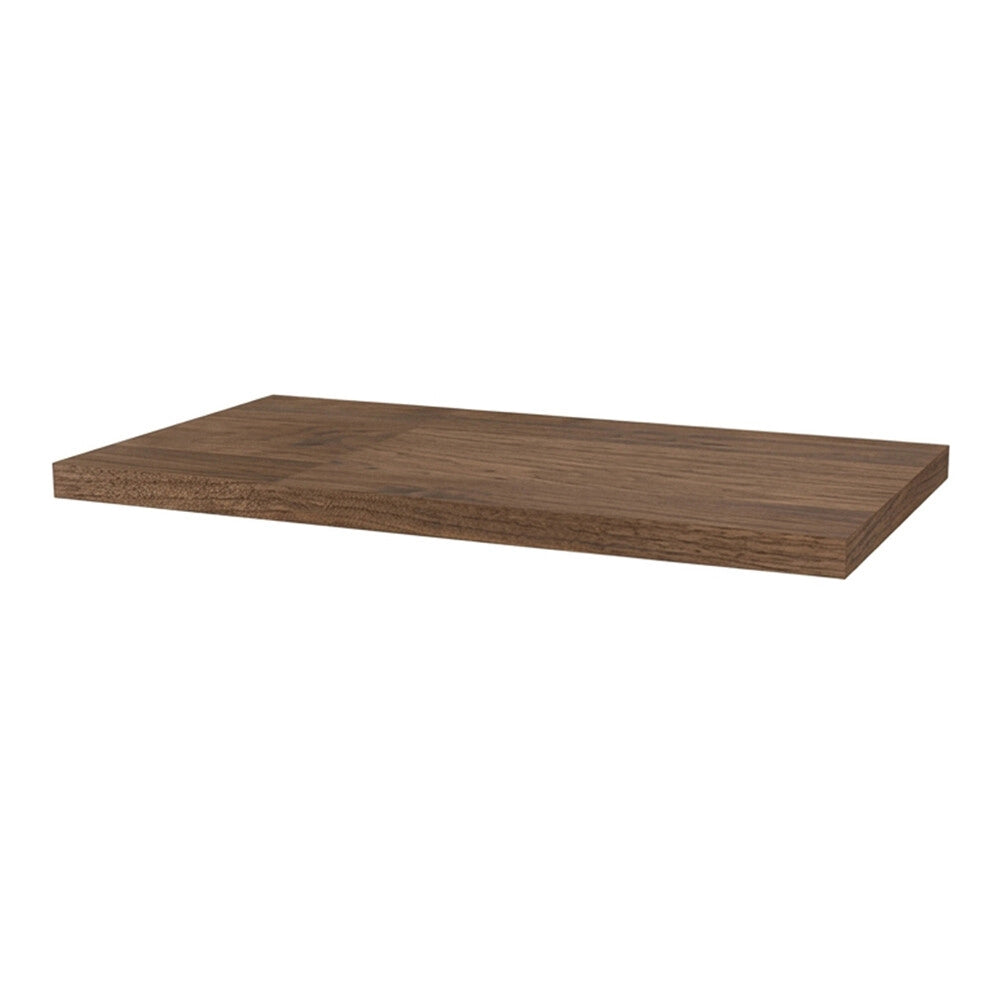 Mensolone bagno 100 cm in legno effetto rovere scuro Levia