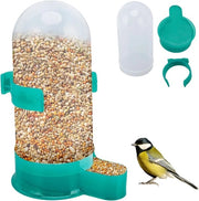 Fontana per animali, Fontana per animali con bocca ampia, Vasca automatica per animali domestici, pappagalli e conigli (verde) (800 ml)