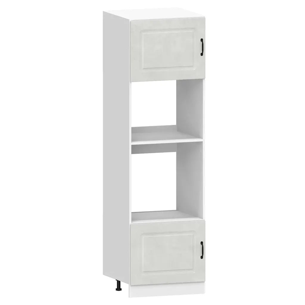 Set Mobili da Cucina 7 pz Kalmar Grigio Cemento in Truciolato