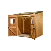 Casetta da giardino in legno 186x232 cm con fotovoltaico 1kW – Pareti 19 mm – 2 pannelli fotovoltaici – LB1923.02TH Foresta
