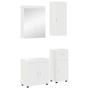 Set di mobili per il bagno TULUM 4 pcs Bianco 60 x 34 x 63 cm