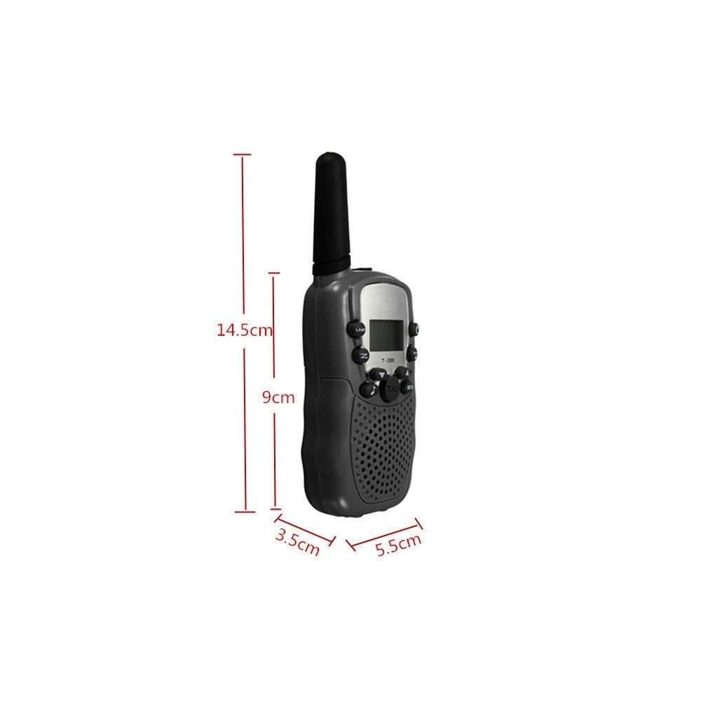 Trade Shop - Coppia Ricetrasmittenti Walkie Talkie 2 Multi Canali Wireless 5 Km Torcia T-388 -