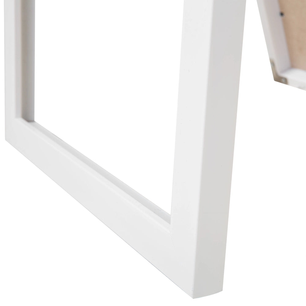 Specchio da terra bianco rettangolare 40 x 140 cm soggiorno bagno camera da letto