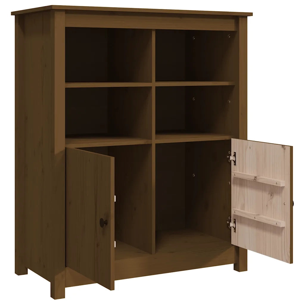 Credenza Miele 83x41,5x100 cm in Legno Massello di Pino cod mxl 25766